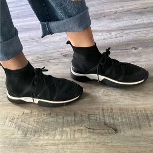 Maje Black Sock Sneakers
